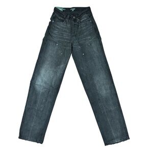 Wild Fable Women Black Wash High Rise Straight Jeans NWT Sz 00